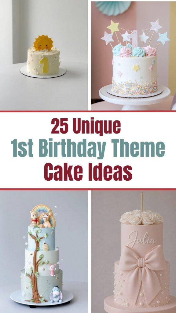 20 Unique 1st Birthday Theme Cake Ideas