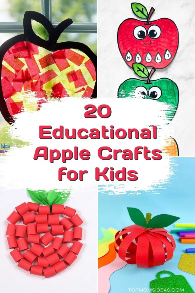20 Fun and Educational Apple Crafts for Kids