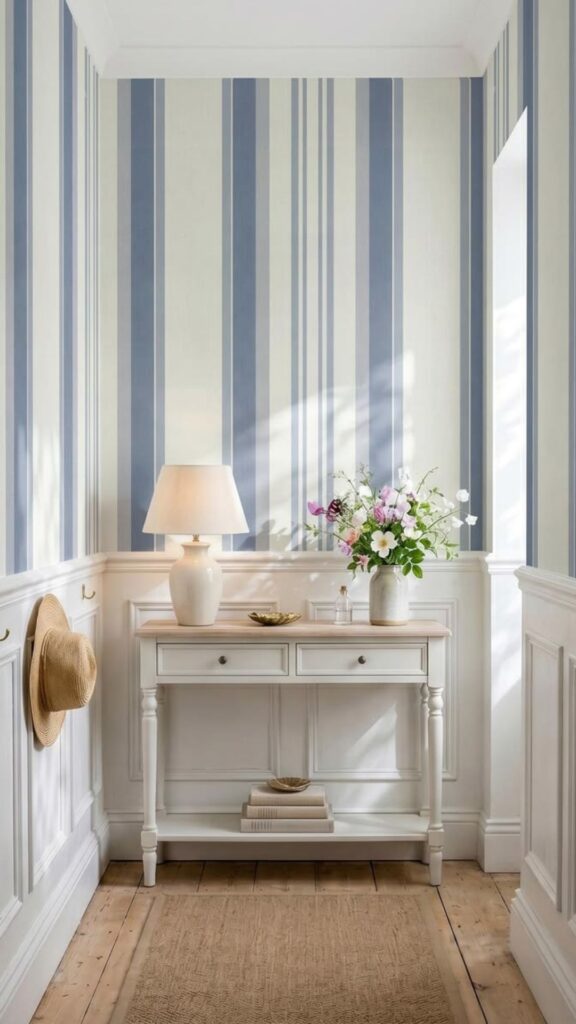 Vertical Striped Wall Ideas