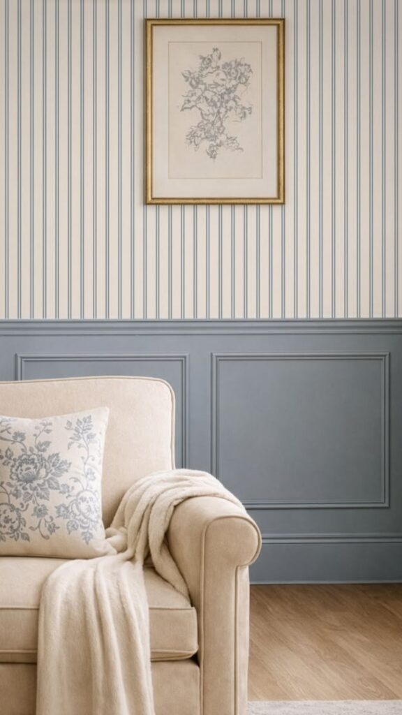 Vertical Striped Wall Ideas