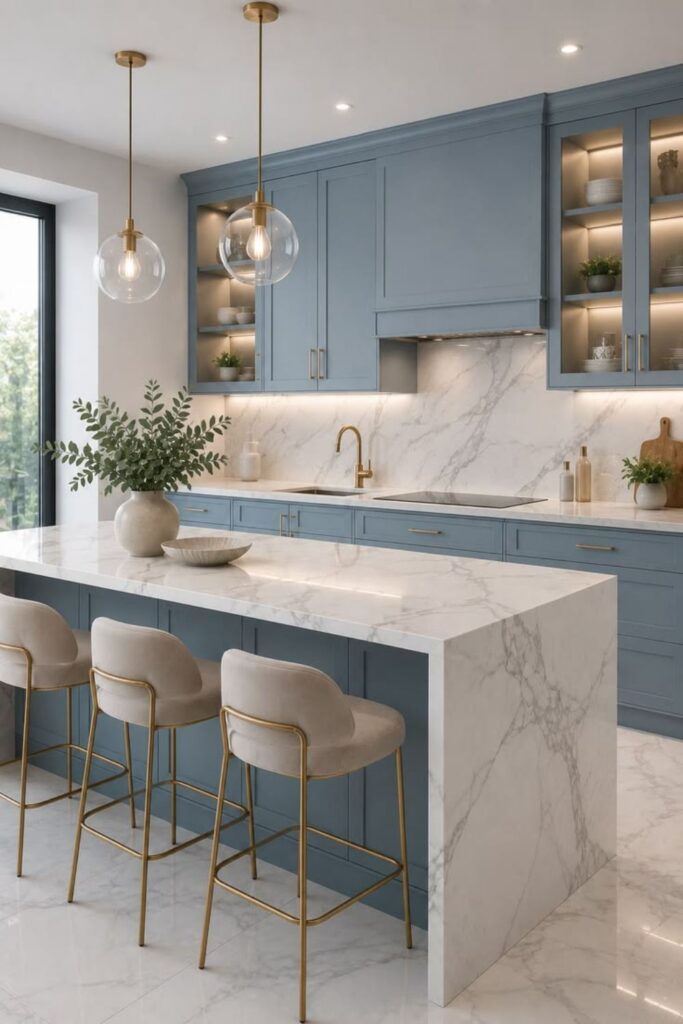 Amazing Blue Kitchen Design Ideas
