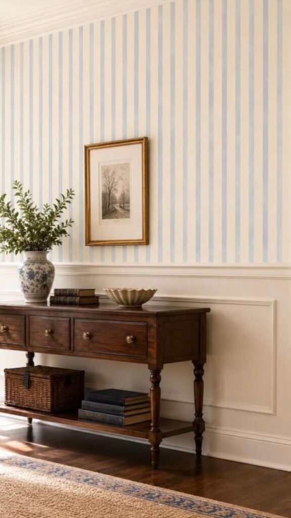Vertical Striped Wall Ideas