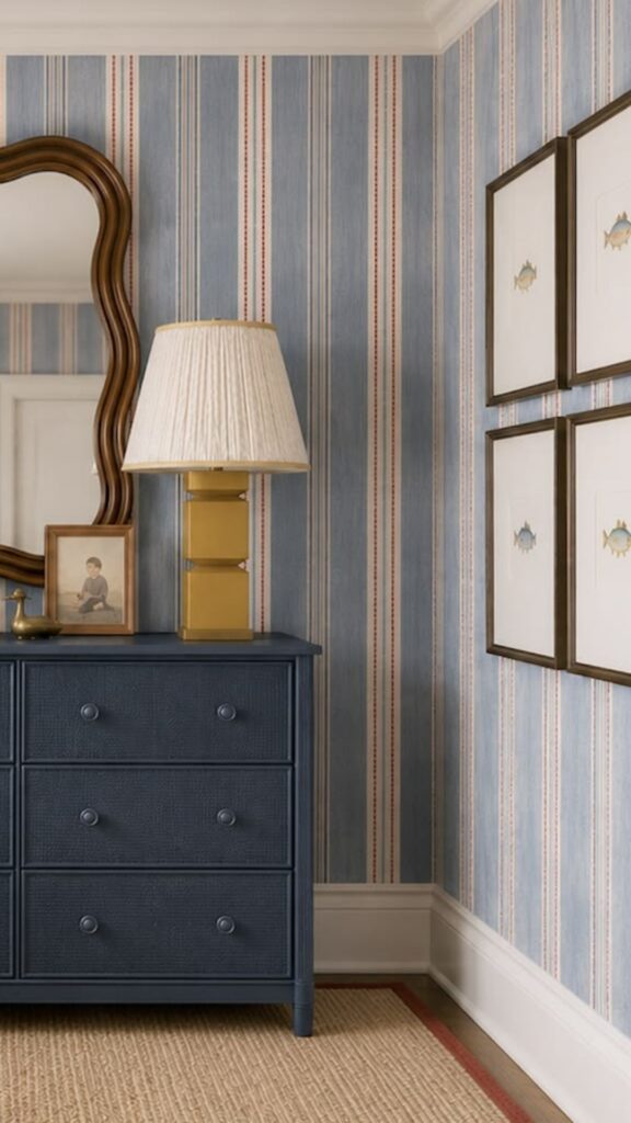 Vertical Striped Wall Ideas