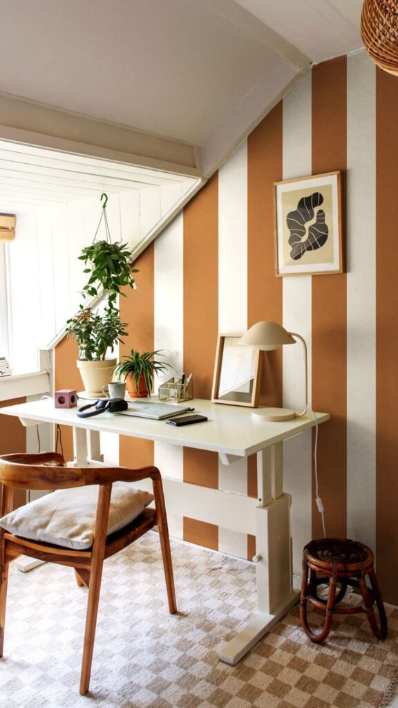 Vertical Striped Wall Ideas