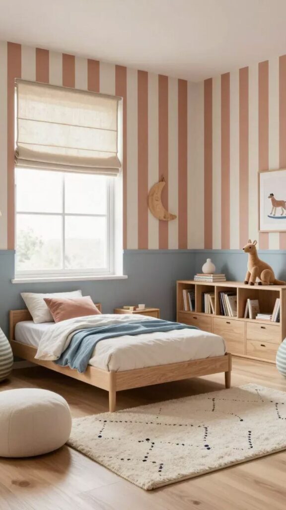 Vertical Striped Wall Ideas