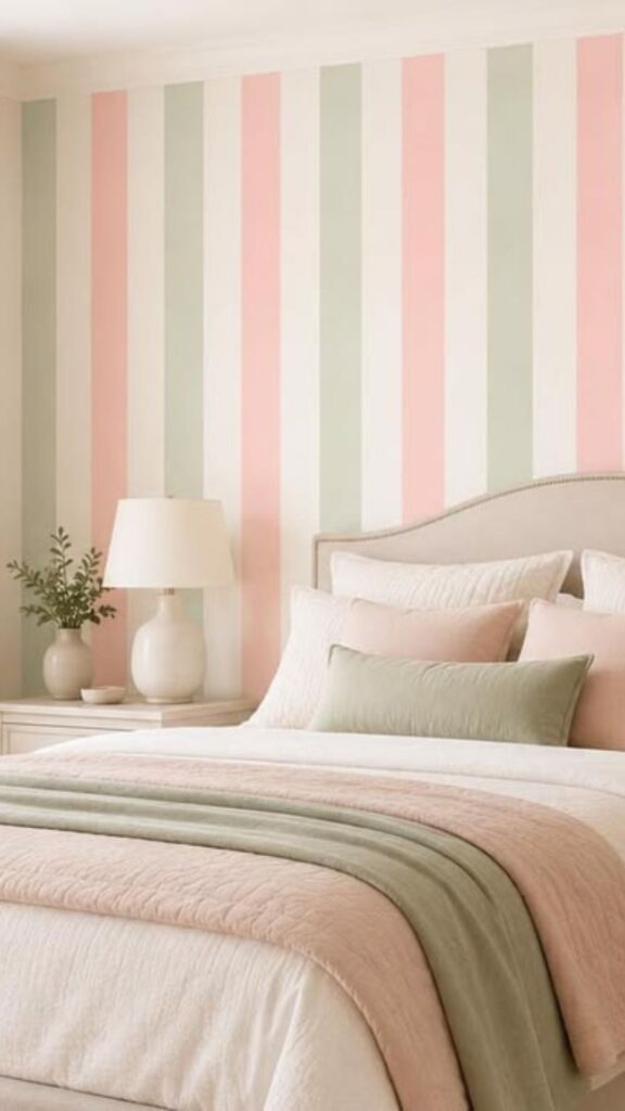 Vertical Striped Wall Ideas