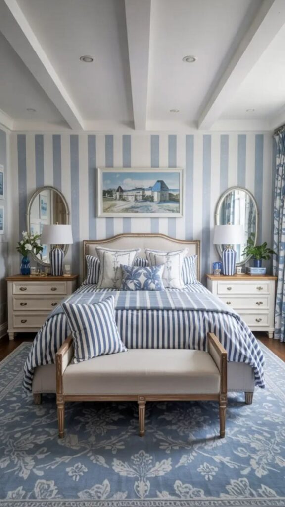 Vertical Striped Wall Ideas