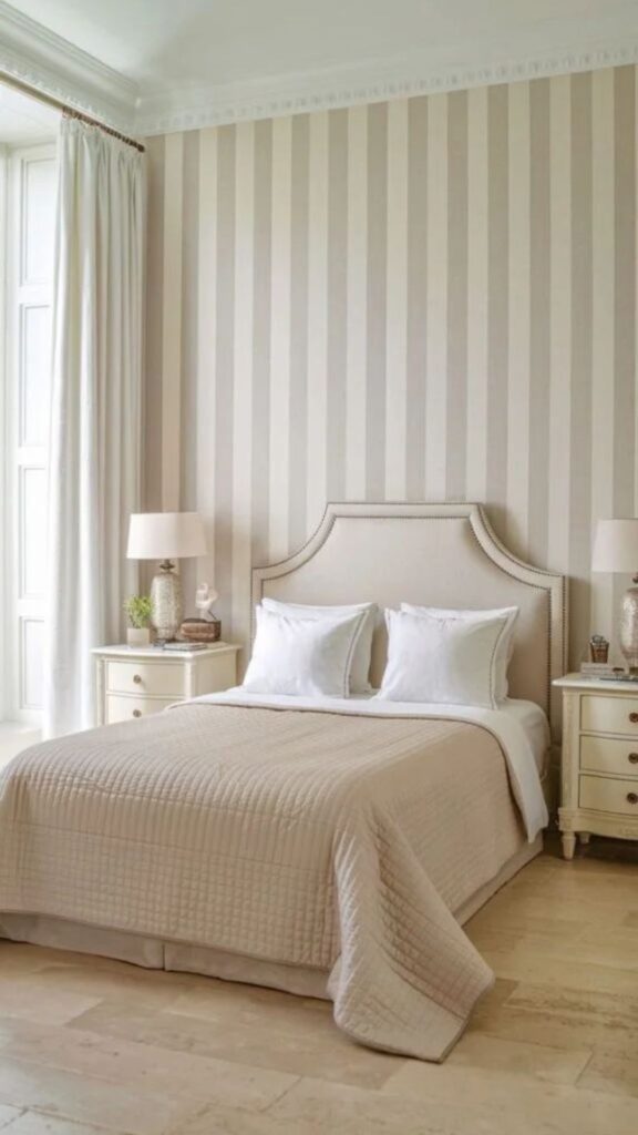 Vertical Striped Wall Ideas