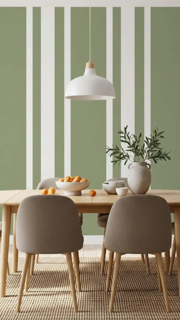 Vertical Striped Wall Ideas