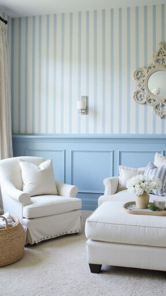 Vertical Striped Wall Ideas