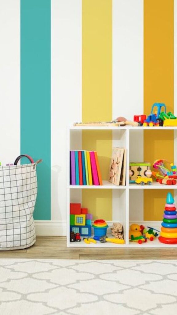 Vertical Striped Wall Ideas
