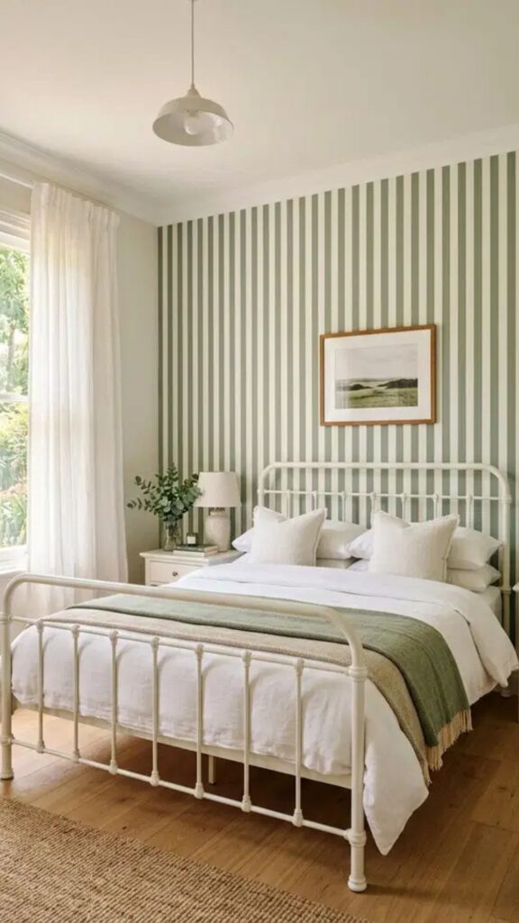 Vertical Striped Wall Ideas