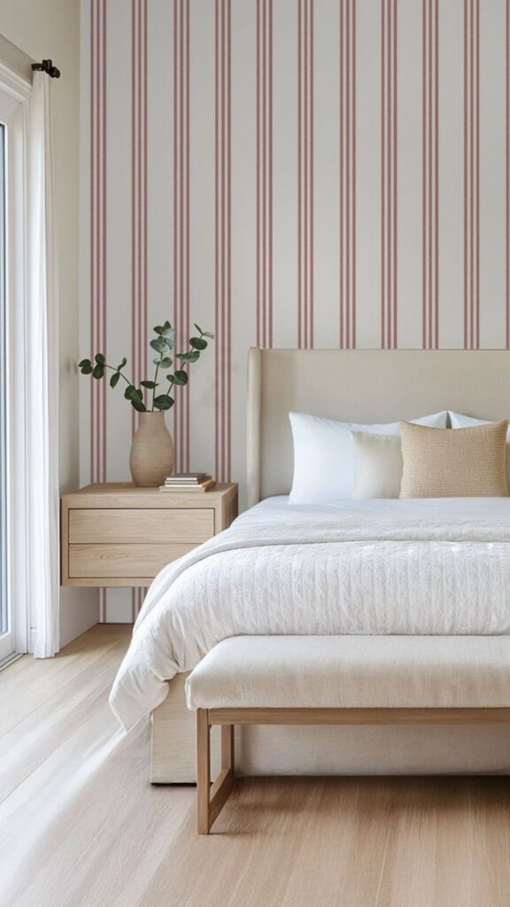 Vertical Striped Wall Ideas