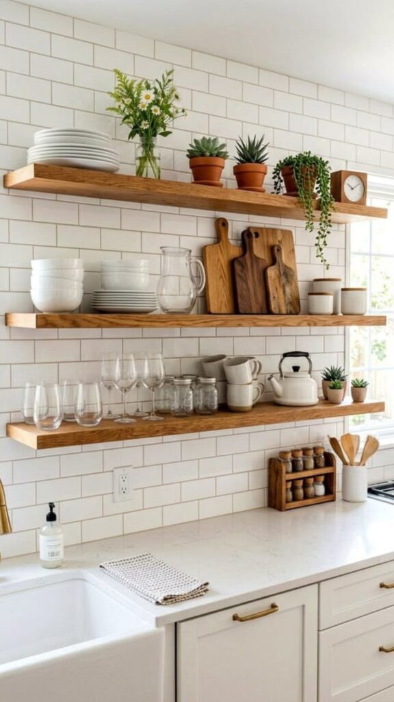 21 Kitchen Shelf Styling Ideas