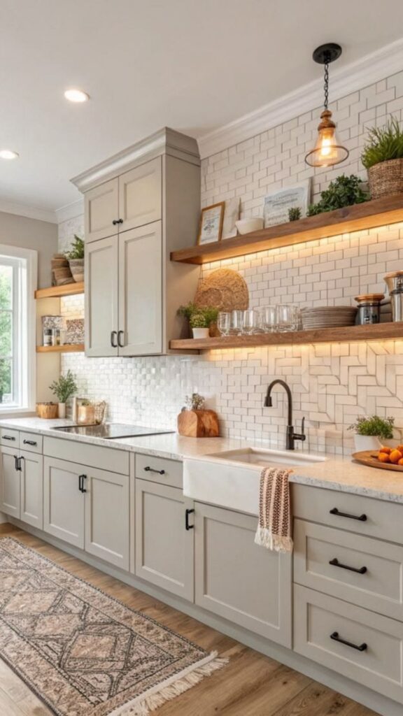21 Kitchen Shelf Styling Ideas