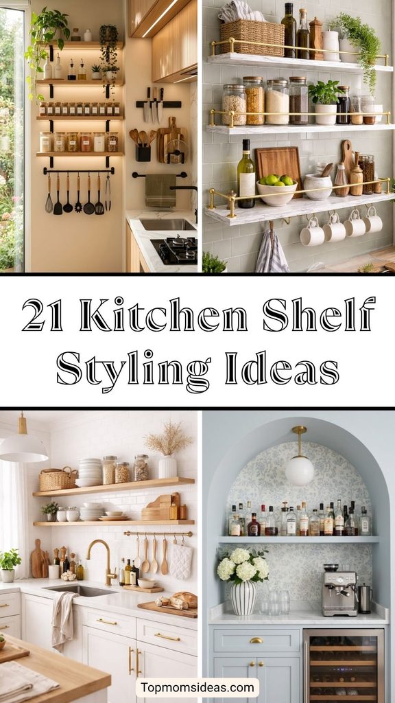 21 Kitchen Shelf Styling Ideas