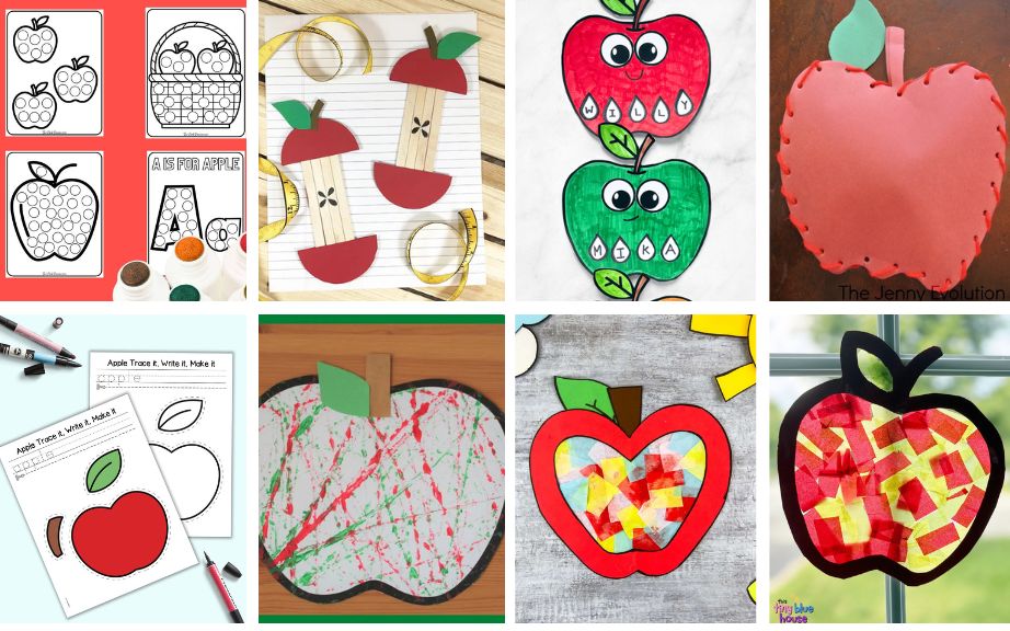 20 Fun and Educational Apple Crafts for Kids