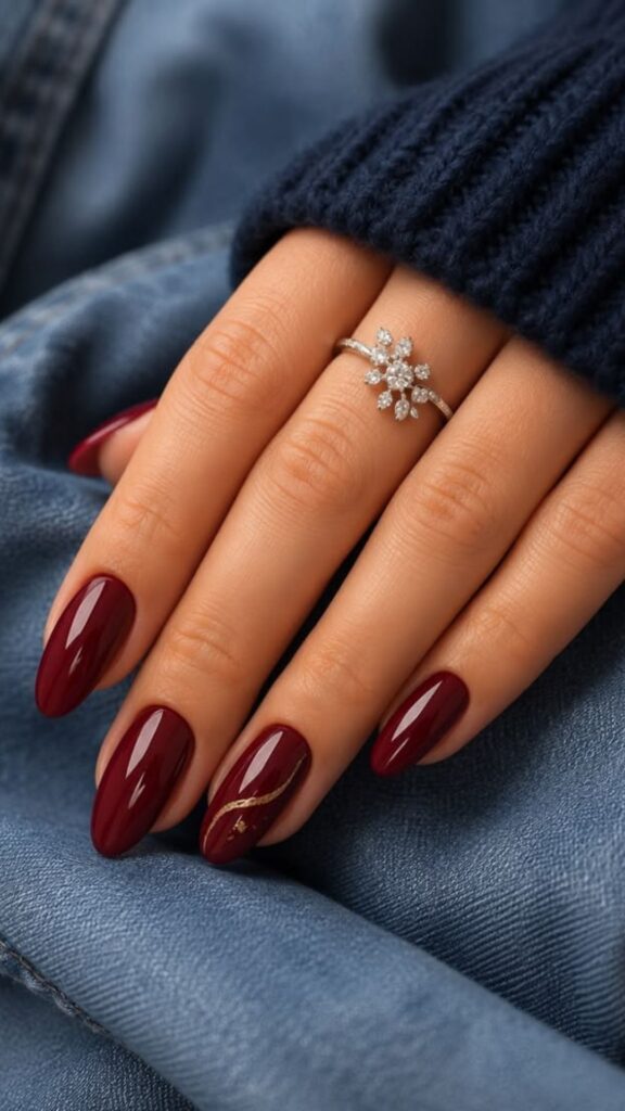 60 Stylish Burgundy Nail Ideas