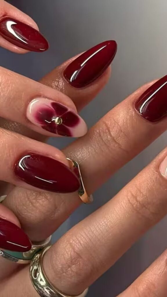 60 Stylish Burgundy Nail Ideas