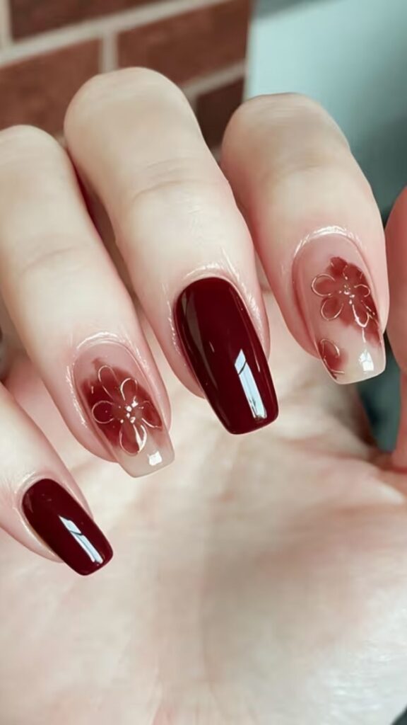 60 Stylish Burgundy Nail Ideas