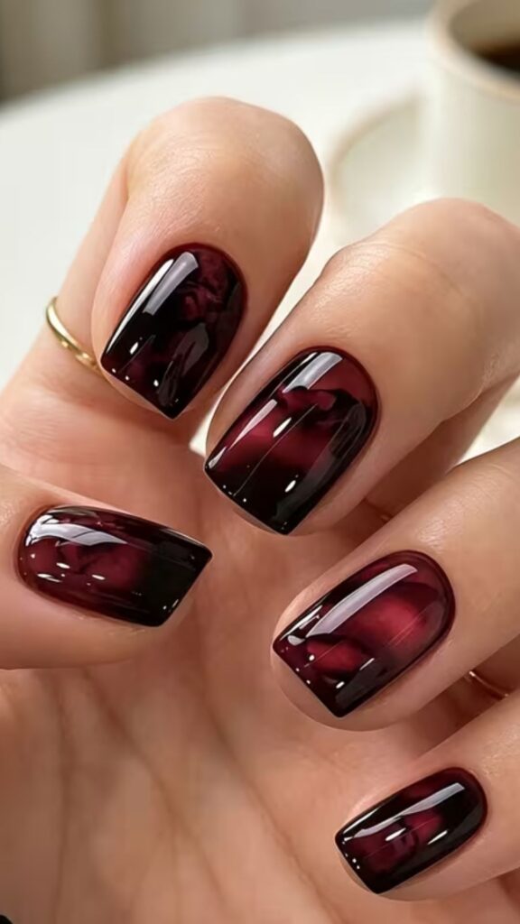 60 Stylish Burgundy Nail Ideas