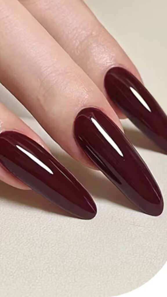 60 Stylish Burgundy Nail Ideas
