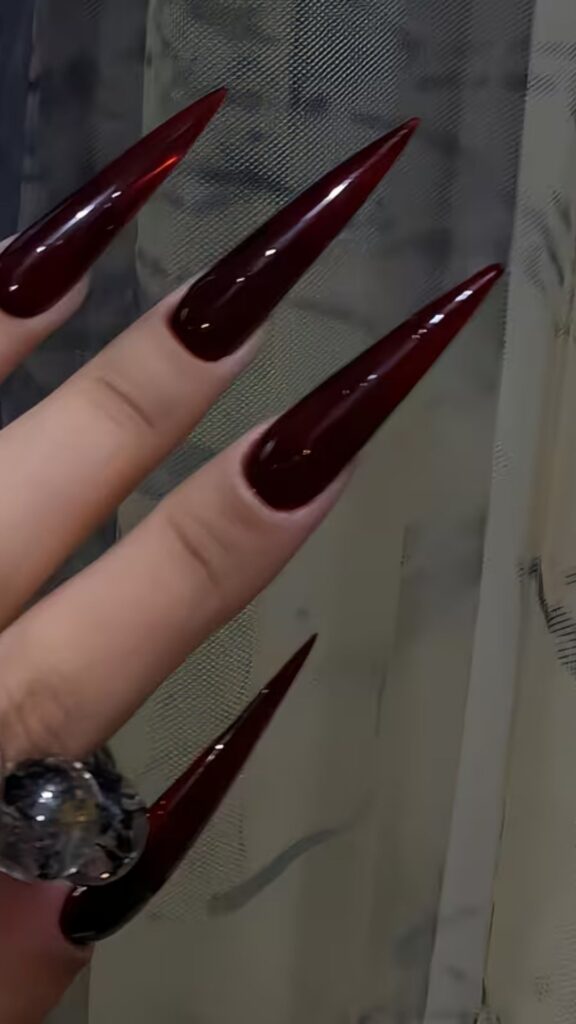 60 Stylish Burgundy Nail Ideas