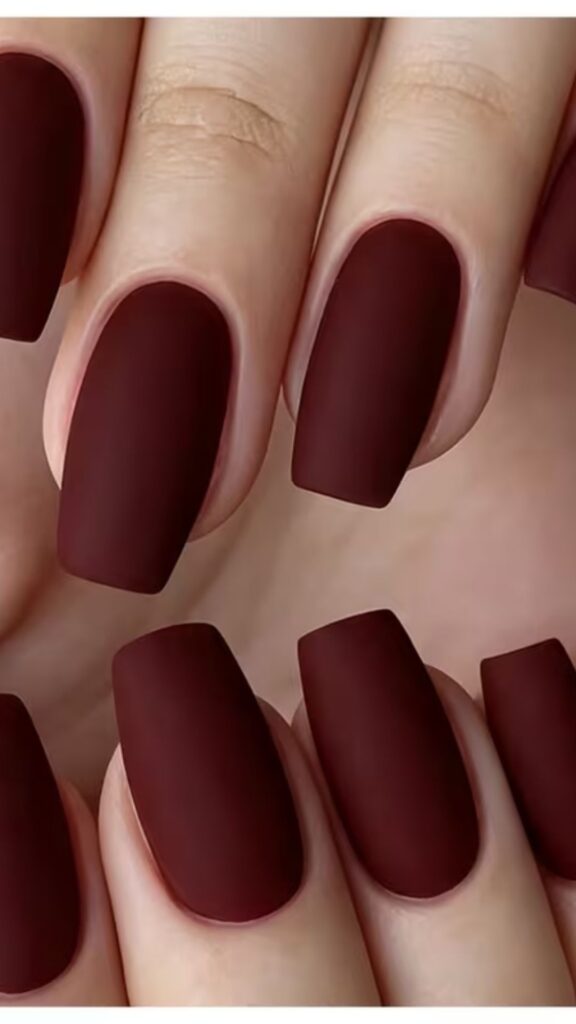 60 Stylish Burgundy Nail Ideas