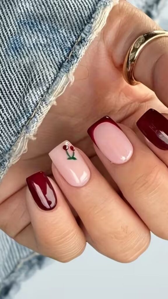 60 Stylish Burgundy Nail Ideas