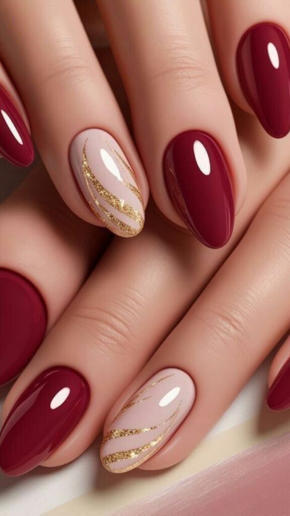 60 Stylish Burgundy Nail Ideas