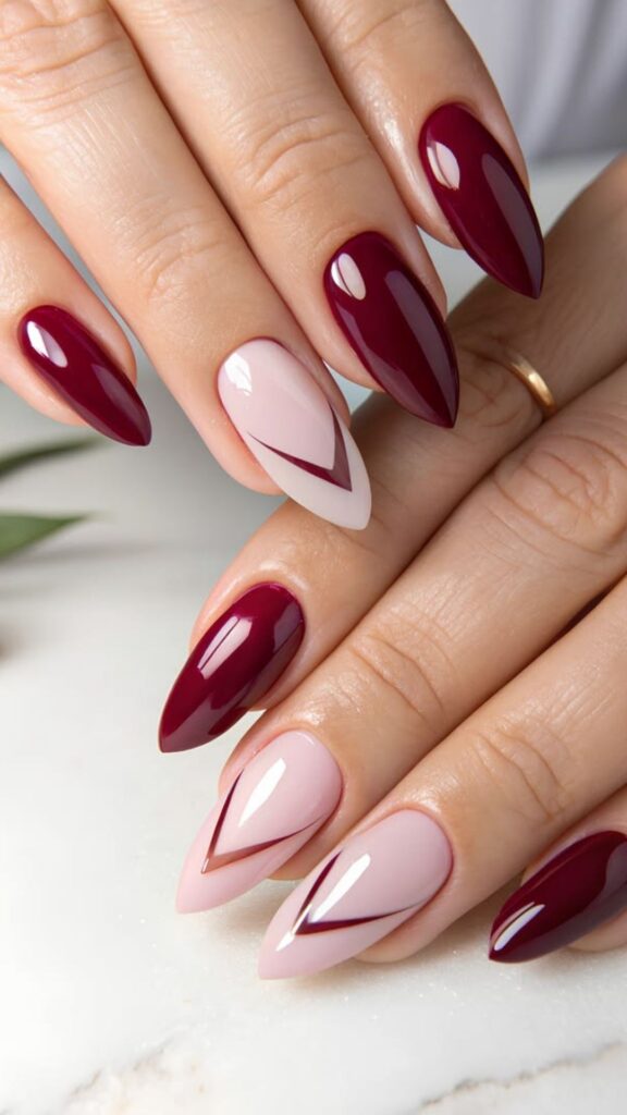 60 Stylish Burgundy Nail Ideas