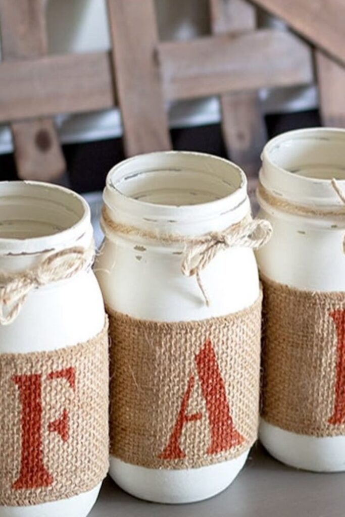 24 Fall Mason Jar Decoration Ideas