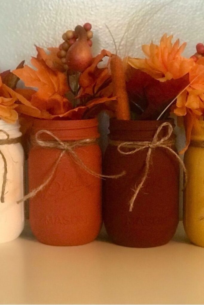 24 Fall Mason Jar Decoration Ideas