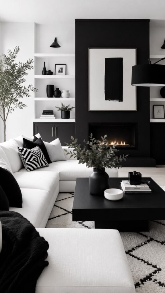 27 Modern Black Accent Wall Ideas