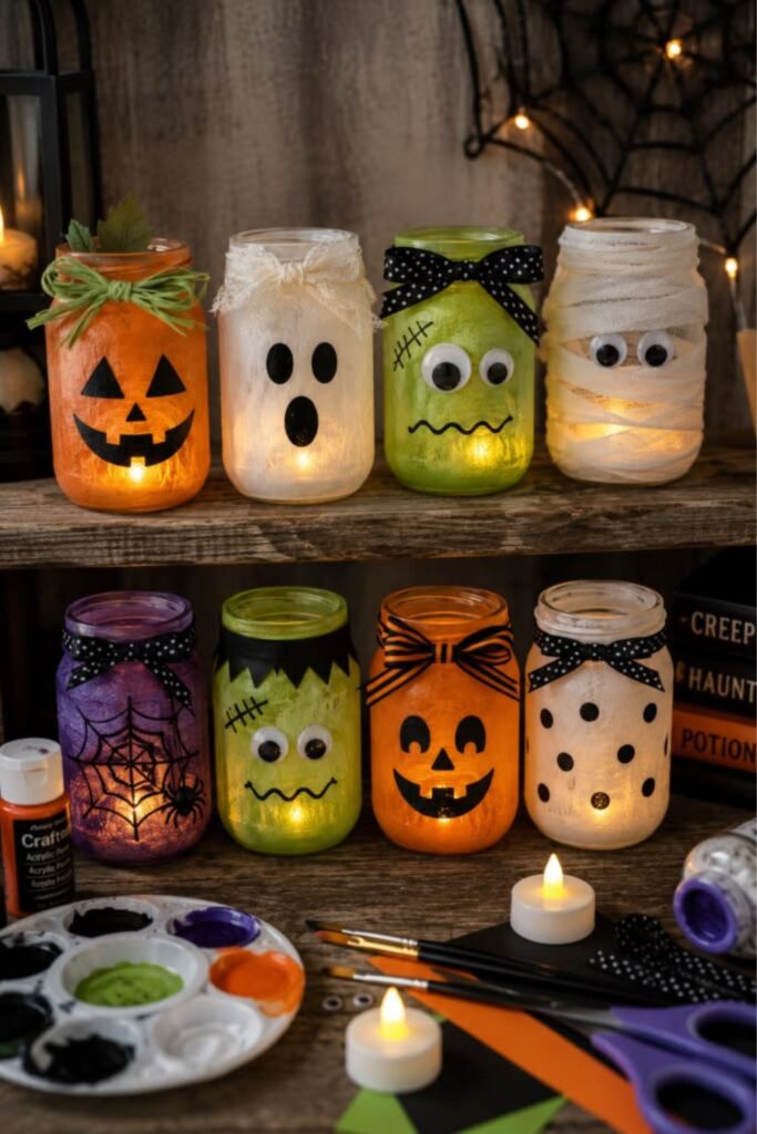 Fall Mason Jar Decoration Ideas