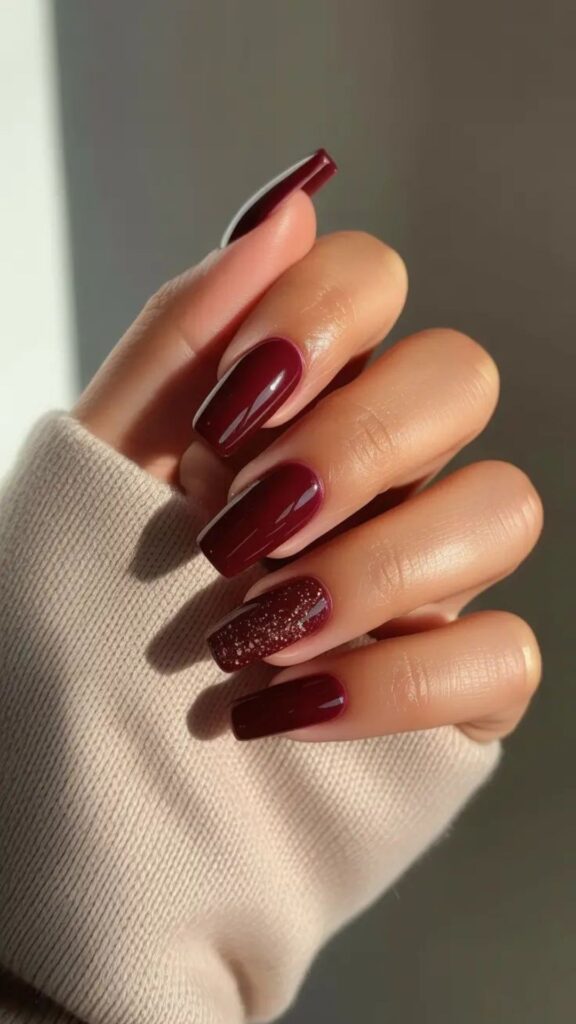 60 Stylish Burgundy Nail Ideas