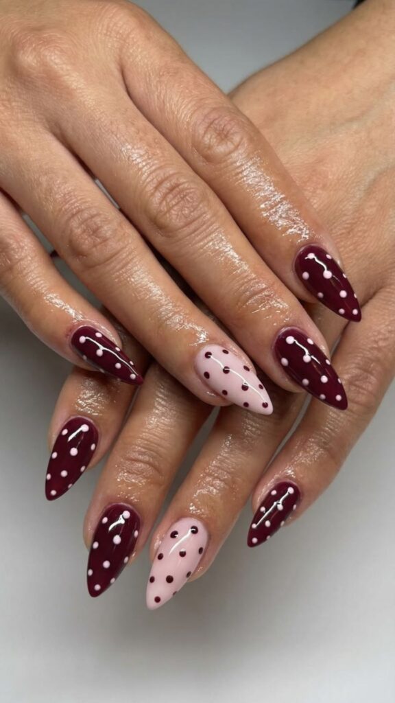 60 Stylish Burgundy Nail Ideas