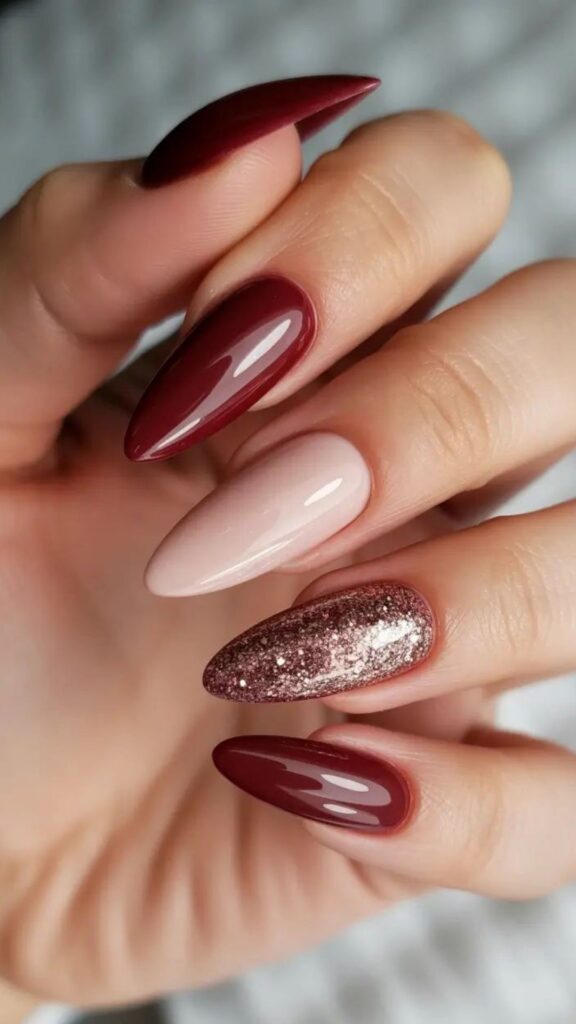 60 Stylish Burgundy Nail Ideas