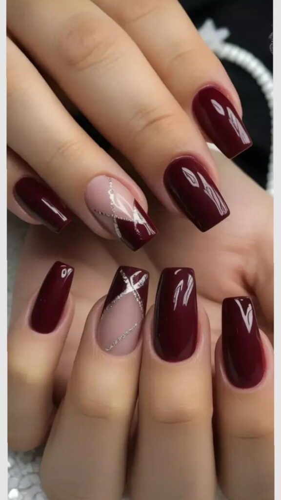 60 Stylish Burgundy Nail Ideas