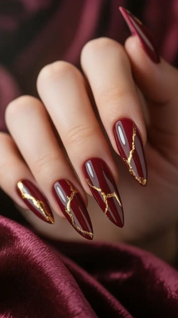 60 Stylish Burgundy Nail Ideas