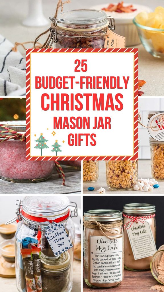 25+ Budget-Friendly Christmas Mason Jar Gifts