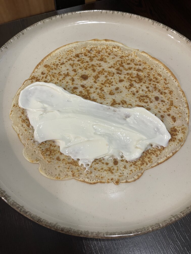 High-Protein Cottage Cheese Crepes